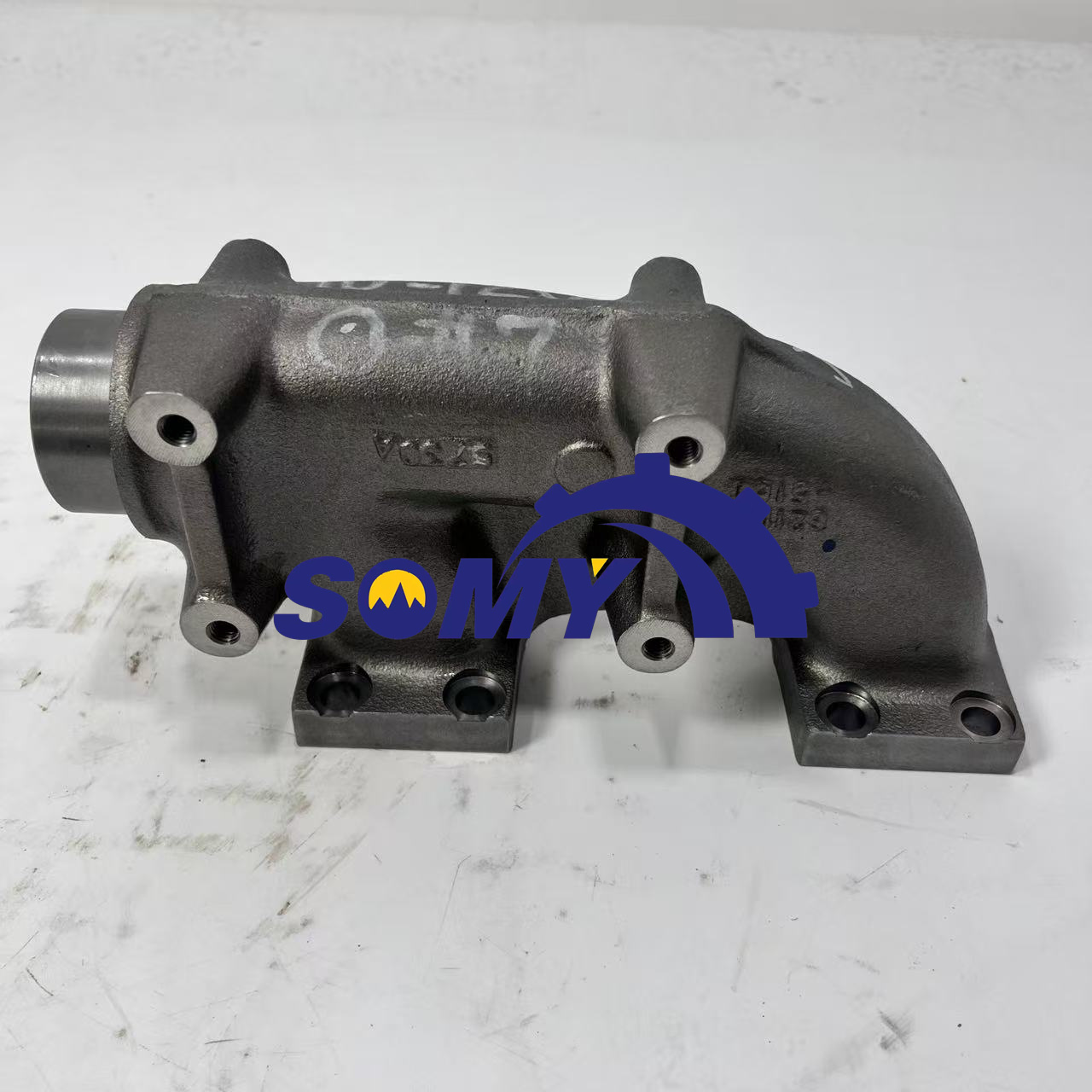 6211-11-5161 Manifold Rear SAA6D140E Komatsu Motor Eksoz Manifoltu Arka İş Makinası Yedek Parça
