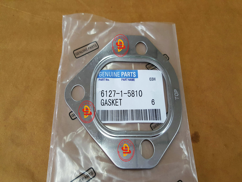 6127-11-5810 Gasket Exhaust Manifold KOMATSU SA6D155 Motor Eksoz Manifolt Contası İş Makinası Yedek Parça