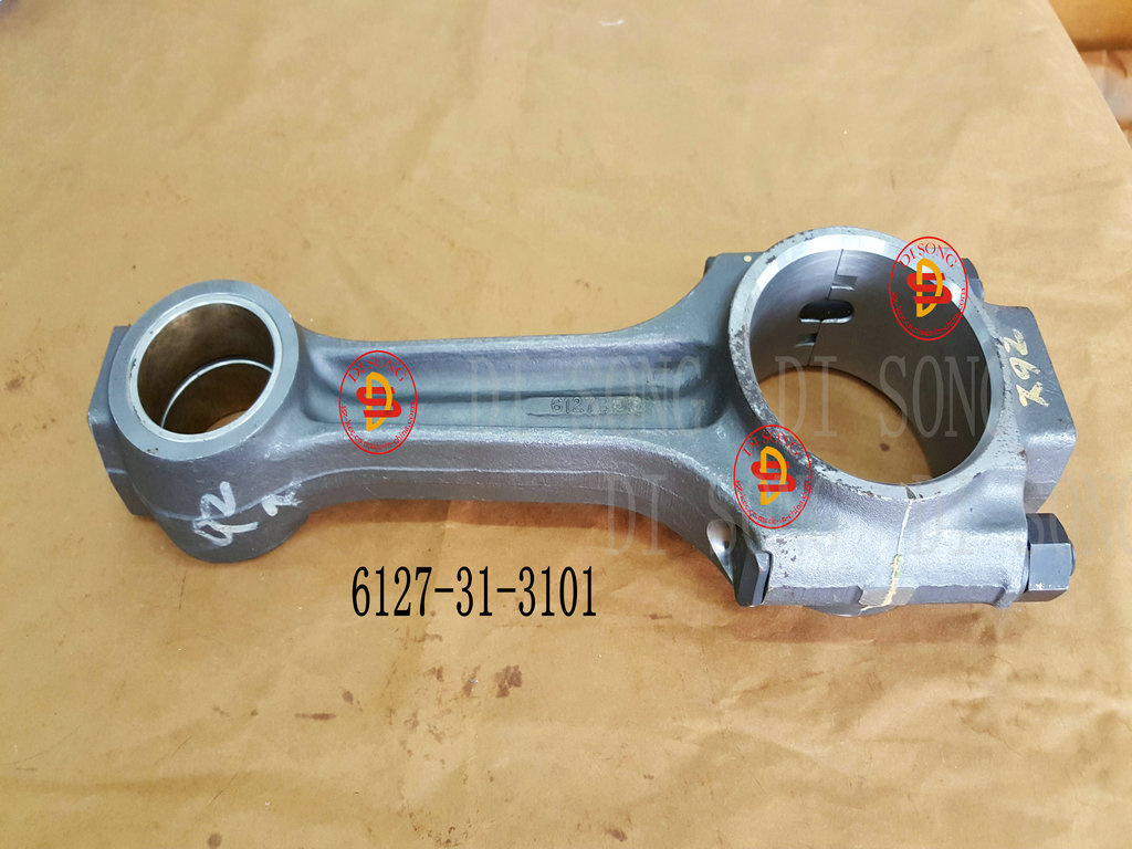 6127-31-3101 Connection Rod KOMATSU SA6D155 Motor Biyel Piston Kolu İş Makinası Yedek Parça