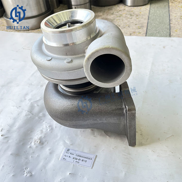 6156-81-8110 Turbocharger KOMATSU SA6D125E Motor Turbo Komple İş Makinası Yedek Parça