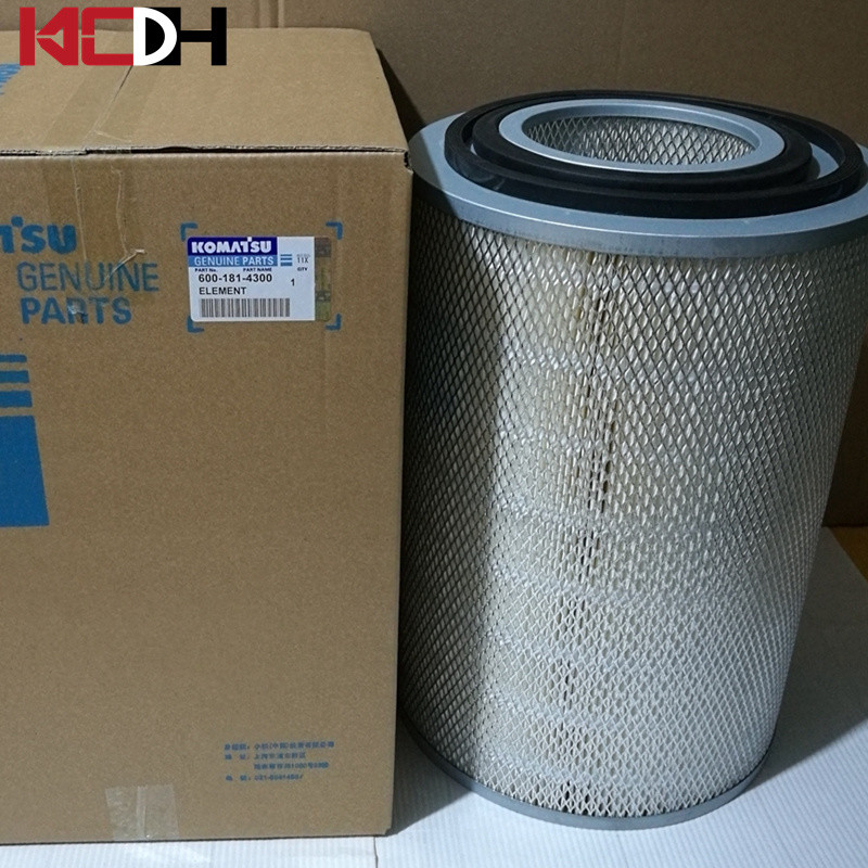 600-181-4300 Air Element Assy Outher KOMATSU Hava Filitresi Dış İş Makinası Yedek Parça