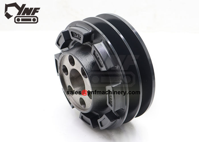6138-31-1420 Pulley Crankshaft, KOMATSU S6D110 Motor Krank Kasnağı İş Makinası Yedek Parça