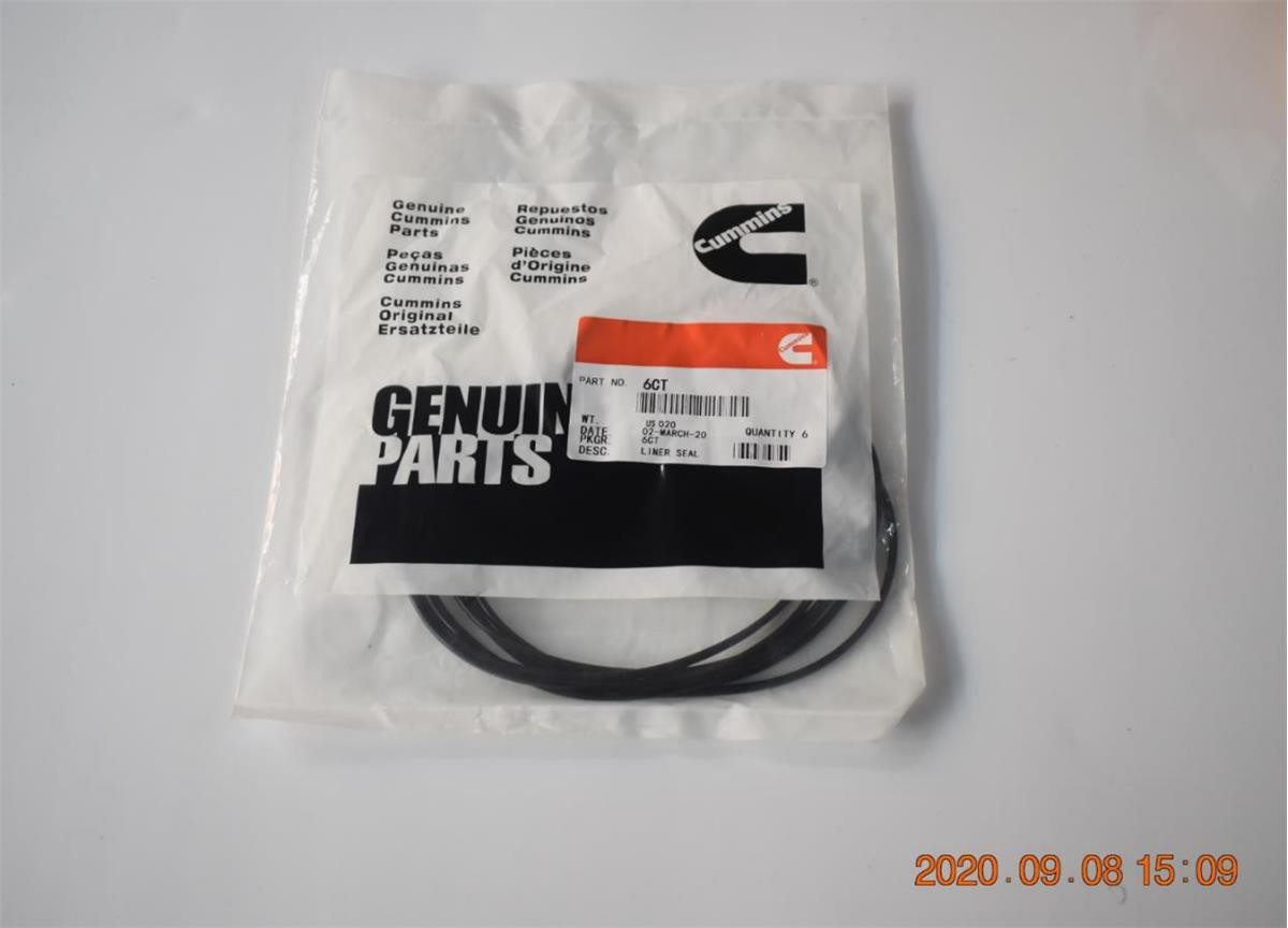 3907177 Gömlek Lastiği QSC8.3 Cummins Motor, Seal, Rectangular Ring İş Makinası Yedek Parça