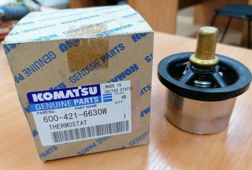 600-421-6630 Thermostad KOMATSU Motor Termostadı İş Makinası Yedek Parça