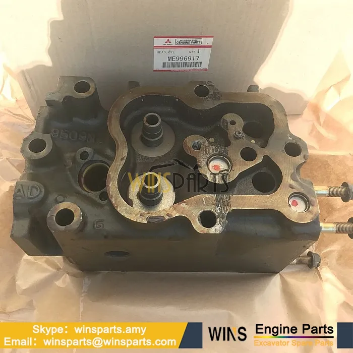 ME996917 Silindir Kapağı 6D24 MITSUBISHI Motor İş Makinası Yedek Parça