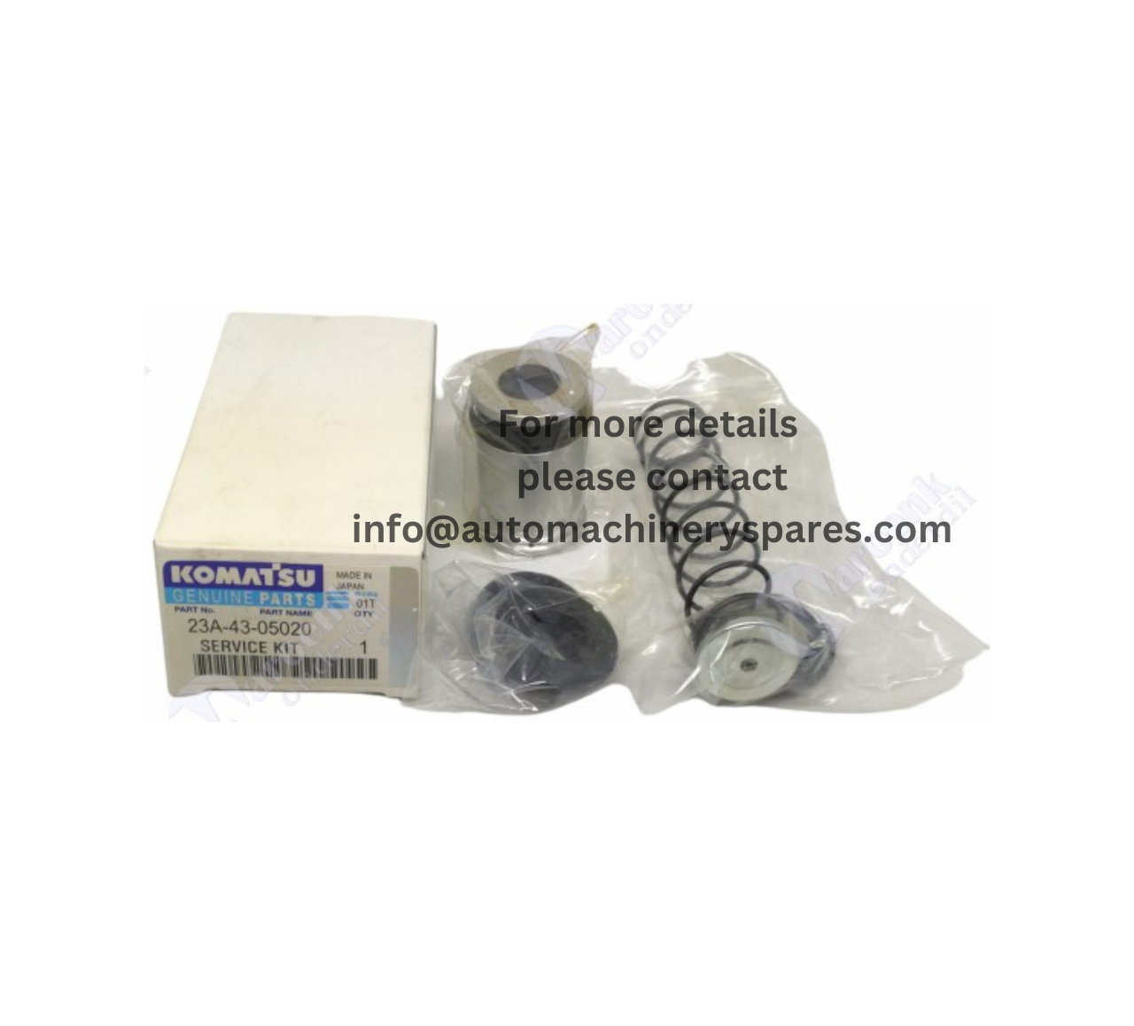 23E-43-05020 Kit Service Booster Master Cylinder Komatsu Fren Merkezi Tamir Takımı İş Makinası Yedek Parça