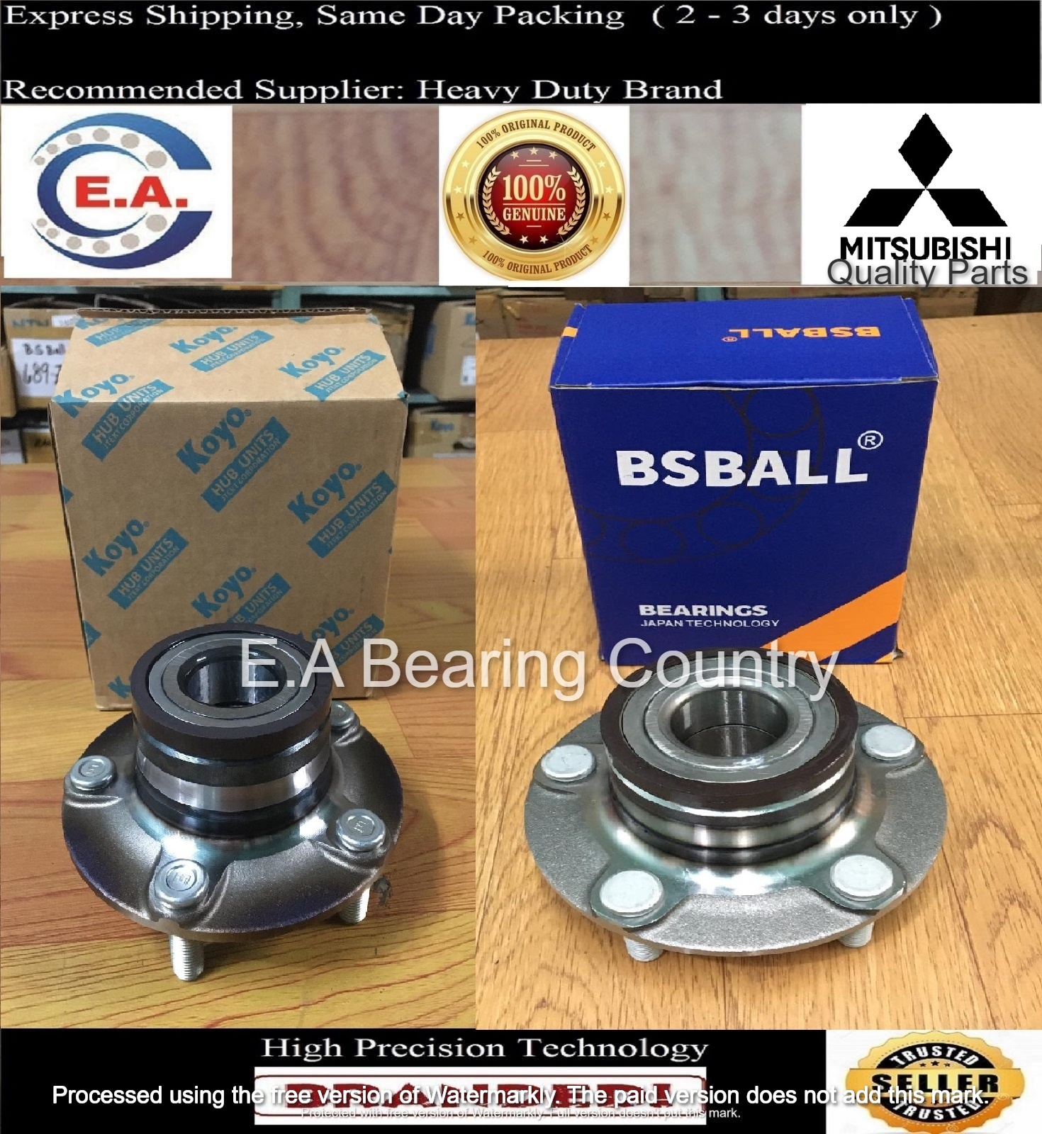 60464-10501 BEARING,  MITSUBISHI Pim, Keçe, Burç Çeşitleri İş Makinası Yedek Parça