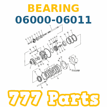 06000-06011 Roller Bearing KOMATSU Rulman, Bilya İş Makinası Yedek Parça