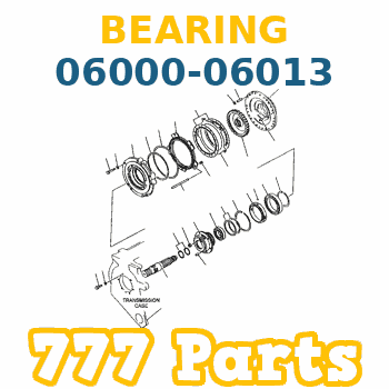 06000-06013 Roller Bearing KOMATSU Rulman, Bilya İş Makinası Yedek Parça