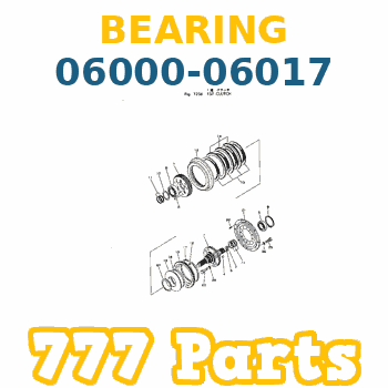 06000-06017 Roller Bearing KOMATSU Rulman, Bilya İş Makinası Yedek Parça