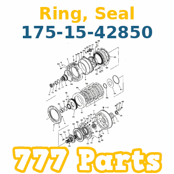 175-15-42850 Ring Seal KOMATSU Şanzıman Sarı sekmanı İş Makinası Yedek Parça