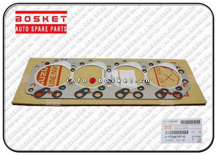 8970661970 Cyl Head Gasket 4JG2 Isuzu Motor Silindir Kapak Contası İş Makinası Yedek Parça