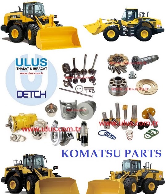 S6D105 Komatsu Motor Yedek Parçaları İş Makinası Yedek Parça
