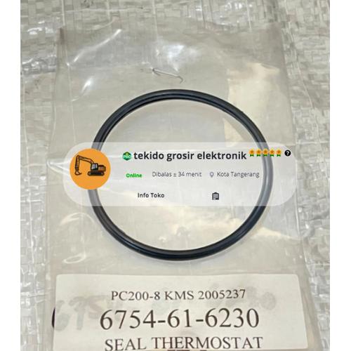 6754-61-6230 Seal Thermostat Engine KOMATSU Motor Thermostad Lastik Contası İş Makinası Yedek Parça