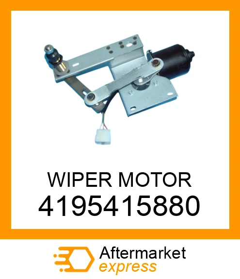 419-54-15880 Wiper Motor KOMATSU Silecek Motoru İş Makinası Yedek Parça