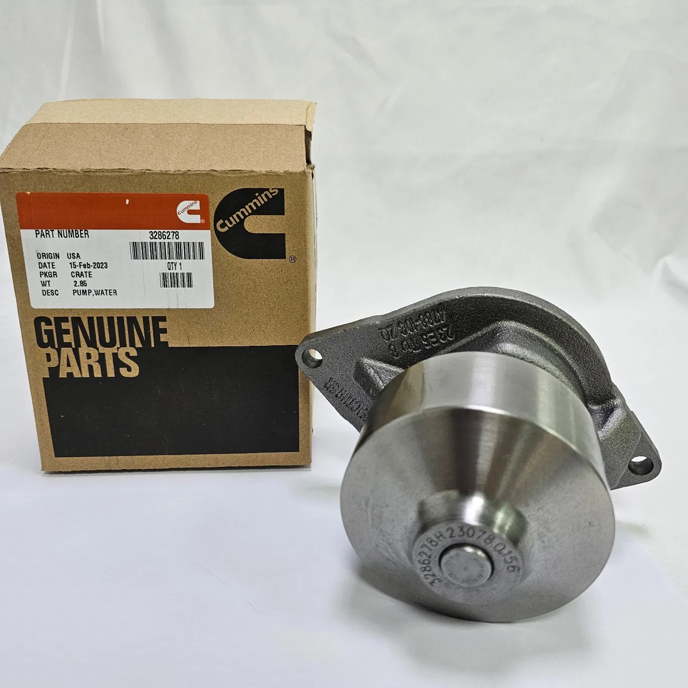 3286278 Devirdaim  Su Pompası Motor 6BT5.9 CUMMINS Water Pump İş Makinası Yedek Parça