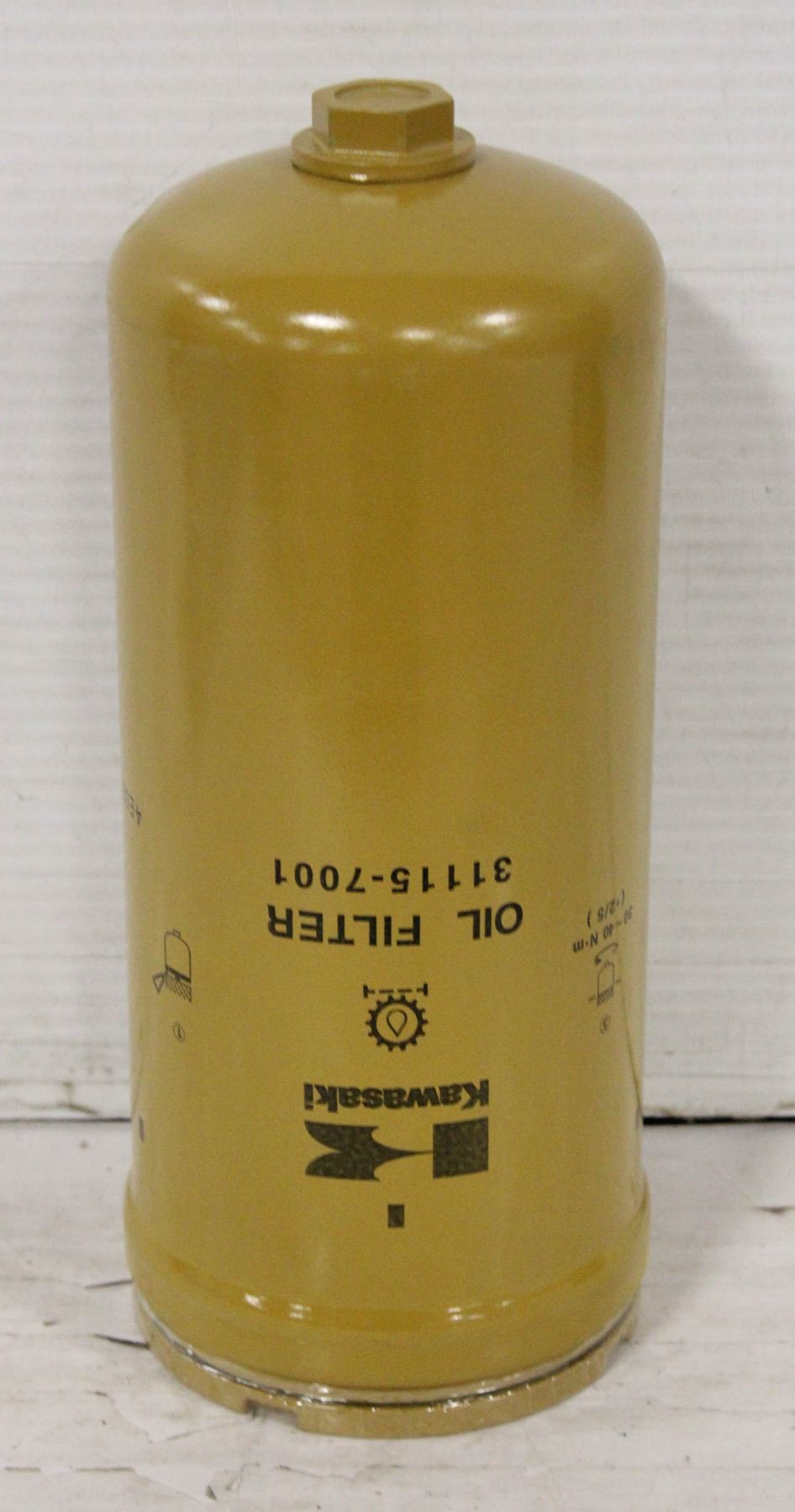 31115-7001 Oil Filter KAWASAKI Loader Yağ Filitresi İş Makinası Yedek Parça