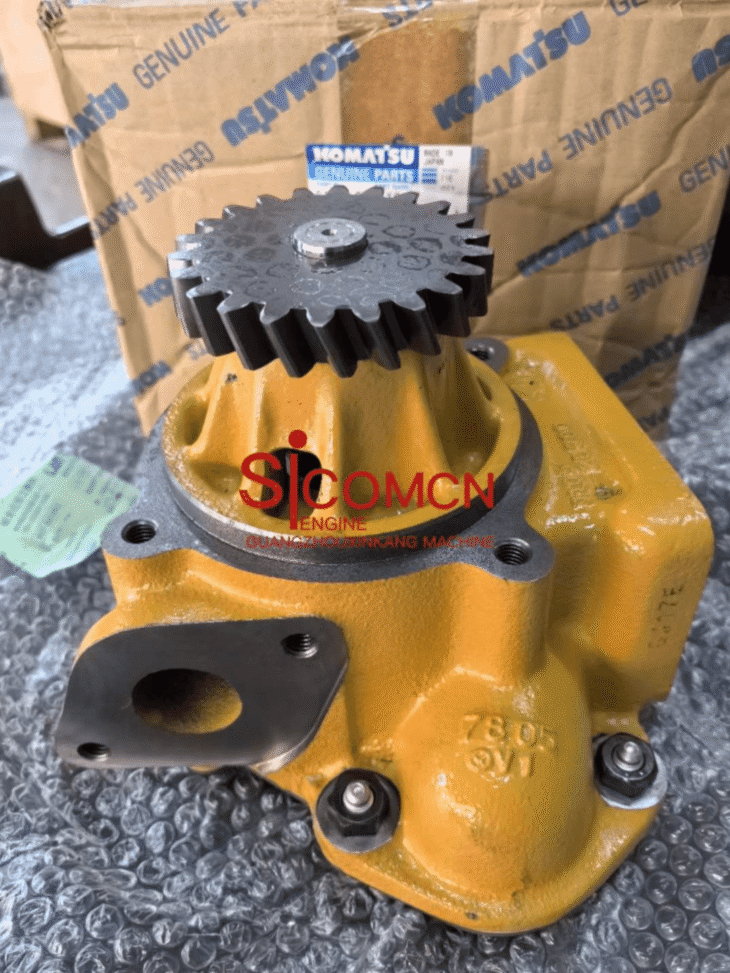 6251-61-1101 Devirdaim Su Pompası KOMATSU SAA6D125E Motor, Engine Water Pump İş Makinası Yedek Parça