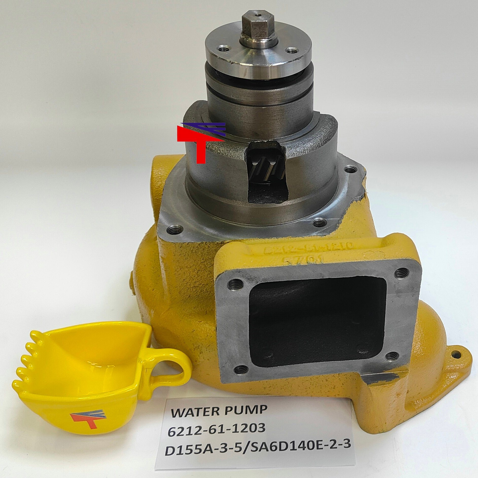 6212-61-1203 Devirdaim Su Pompası Motor KOMATSU SA6D140 İş Makinası Yedek Parça