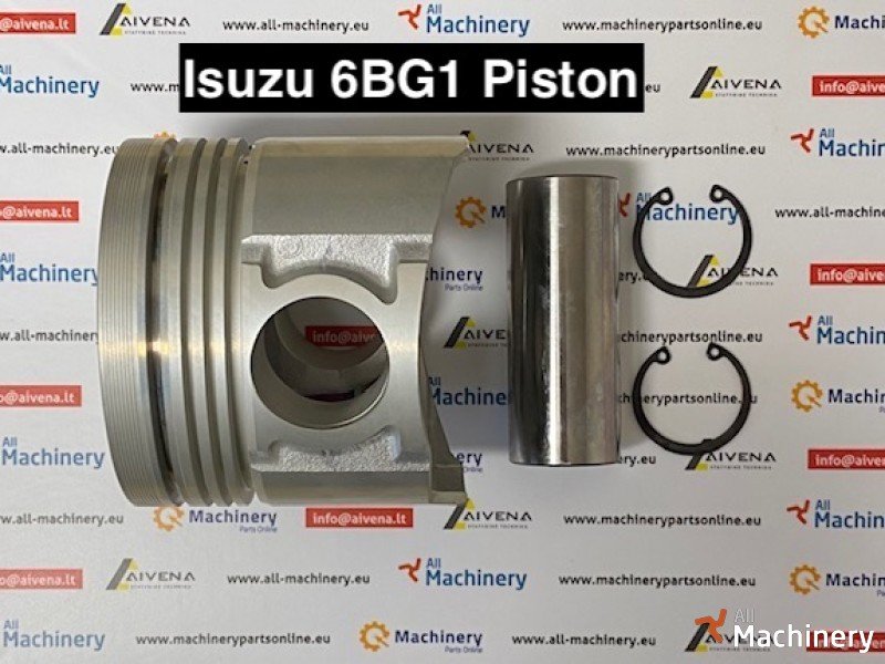 1-12111366-0 Piston Engine 6BG1 ISUZU Motor Pistonu İş Makinası Yedek Parça