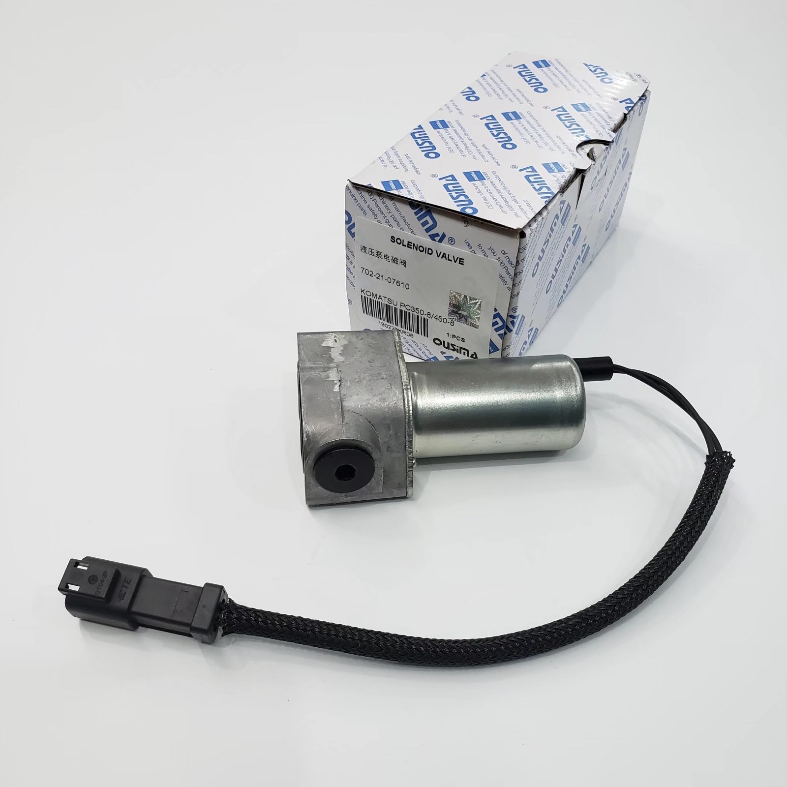 702-21-07610 Selenoid PPC Valve KOMATSU Kumanda Valfi Bobini İş Makinası Yedek Parça