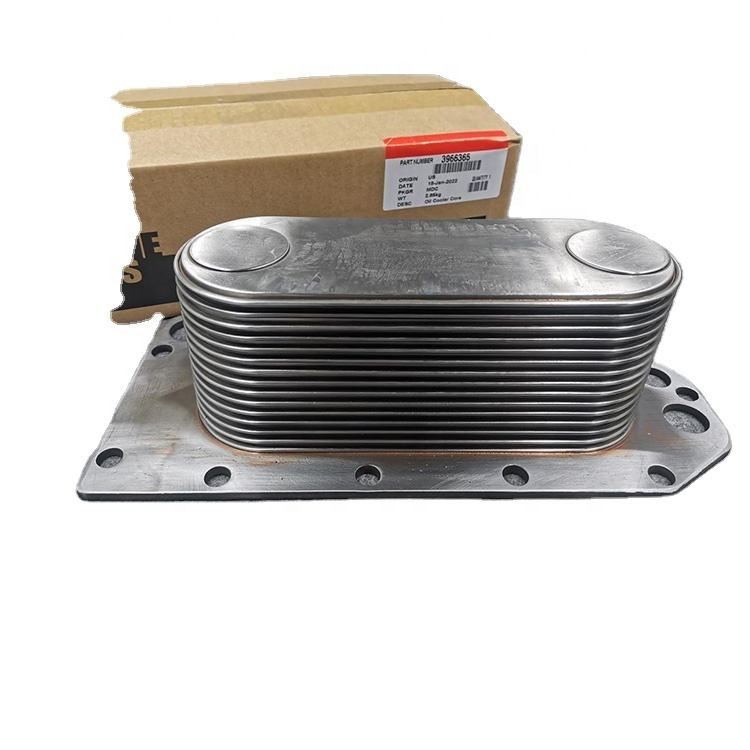 3966365 Radiator Core Oil Cooller, Yağ Soğutucu Radyatörü QSC8.3 Cummins Motor İş Makinası Yedek Parça