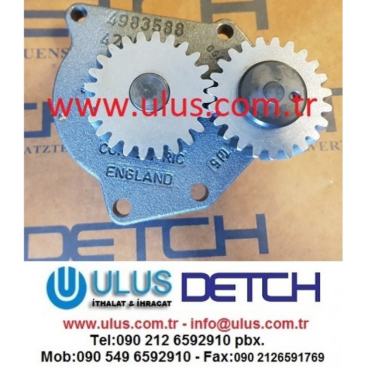3950005 Oil pump, Motor Yağ Pompası QSC8.3 Cummins Engine Parts İş Makinası Yedek Parça