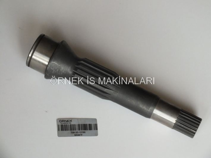 708-2G-12190 Şaft Hidrolik Pompa KOMATSU Shaft Hydraulic Pump İş Makinası Yedek Parça