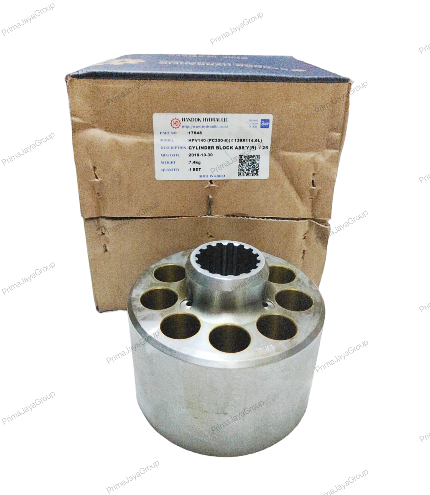 708-2G-04270 Hidrolik Pompa Bloğu KOMATSU Cylinder Block Hydraulic Pump İş Makinası Yedek Parça