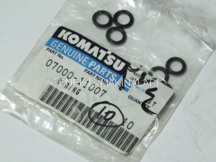 07000-11007 O-Ring KOMATSU, Seal Sızdırmazlık Hidrolik Parçaları İş Makinası Yedek Parça