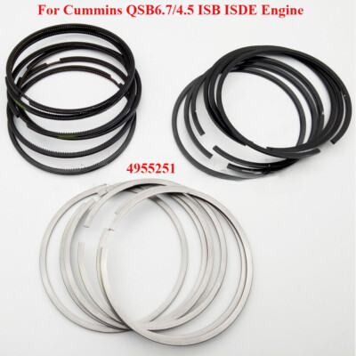 4955251 Piston Ring Set CUMMINS QSB6.7 Motor Segmanı İş Makinası Yedek Parça
