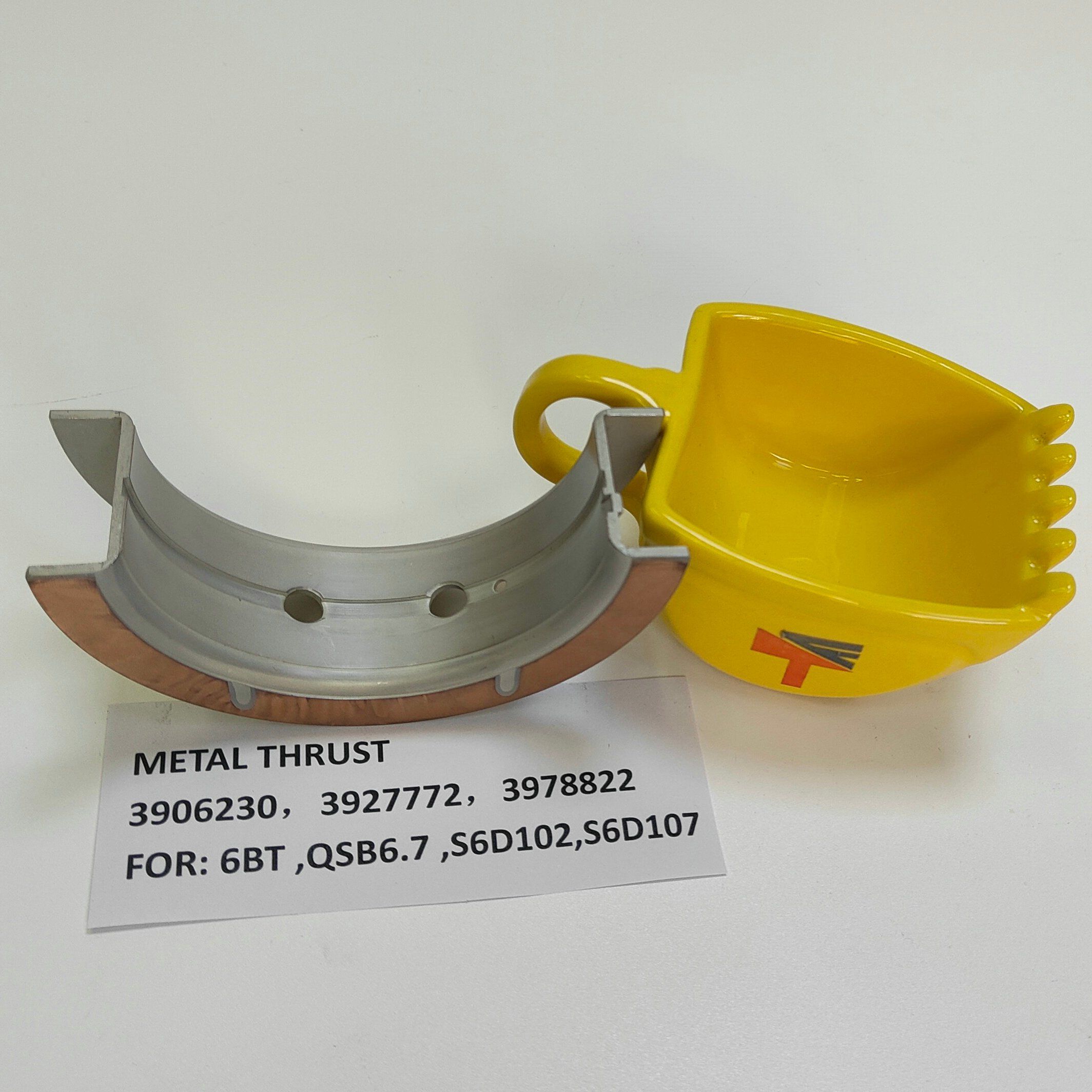 3927772 Thrust Bearing Crankshaft Engine QSB6.7 Motor Krank Gezinti Yatak İş Makinası Yedek Parça