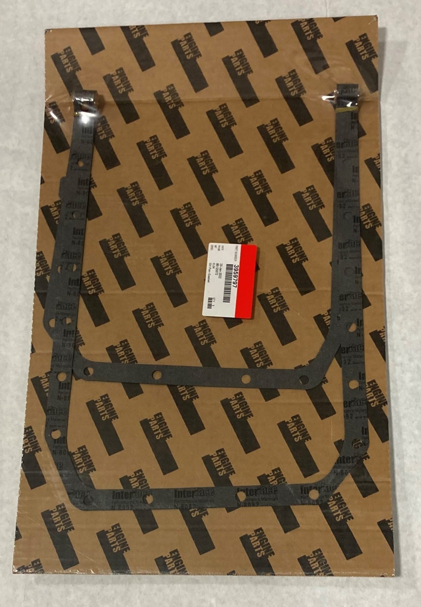 3959797 Gasket Oil Pan CUMMINS QSB6.7 Motor Karter Contası İş Makinası Yedek Parça