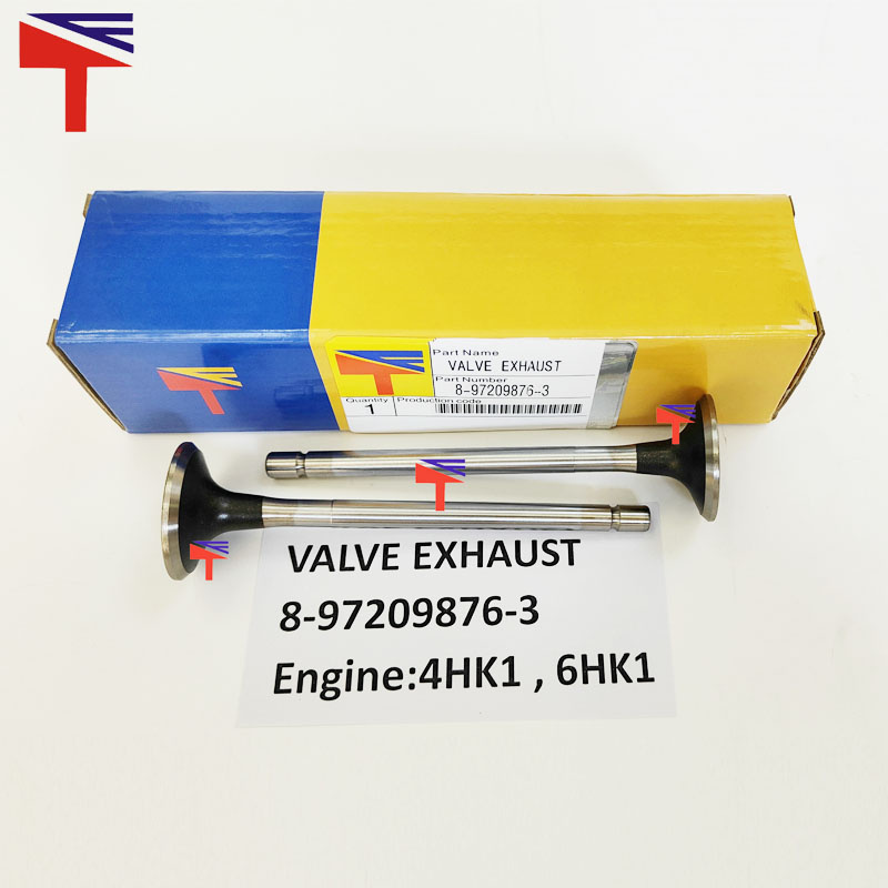 897209-8762 Exhaust Valve 6HK1 Motor ISUZU Engine Eksoz Supap İş Makinası Yedek Parça