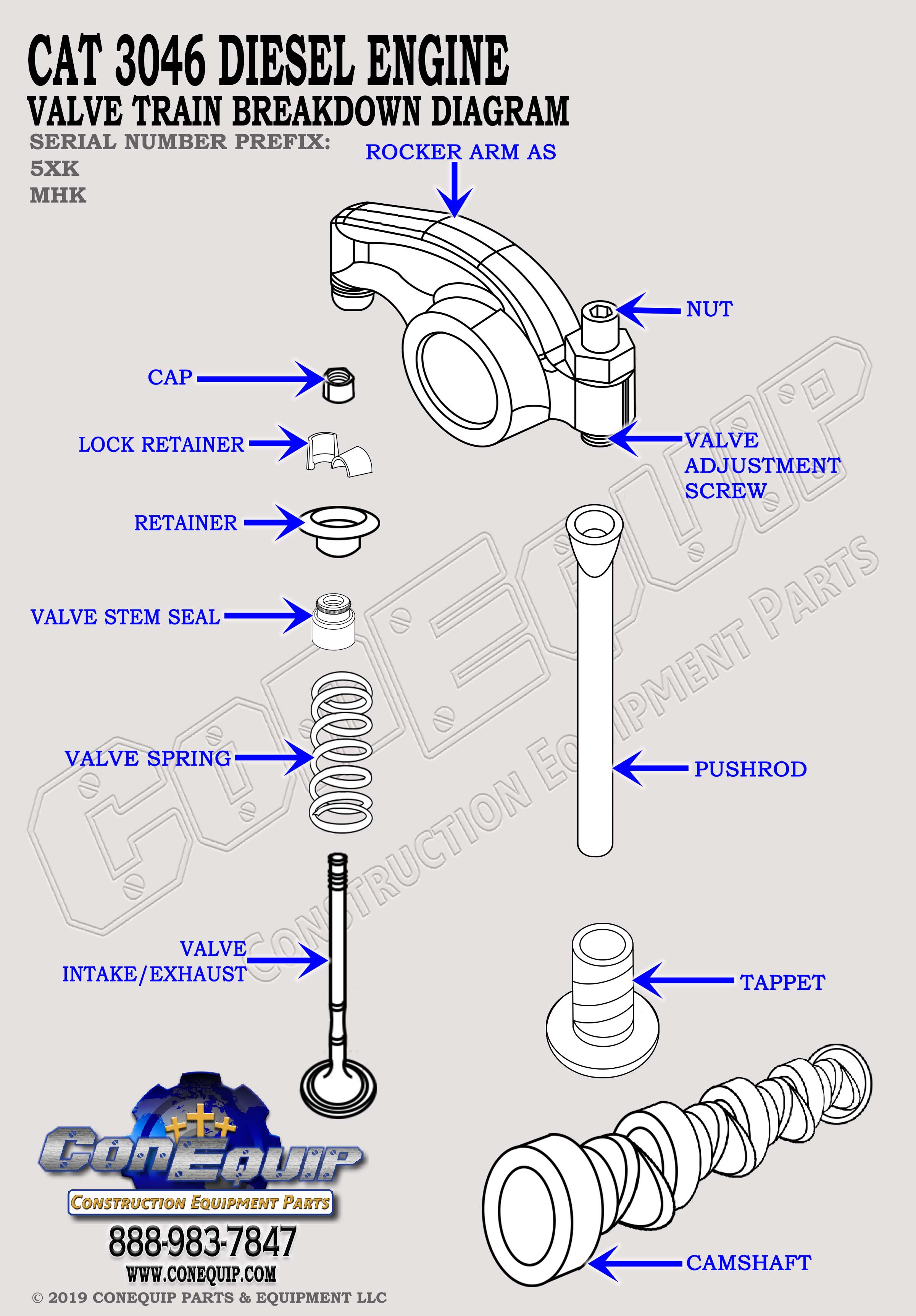 103-9252 Emme Supap Bagası 3046 CATERPILLAR Engine Intake Valve Seat 1039252 İş Makinası Yedek Parça