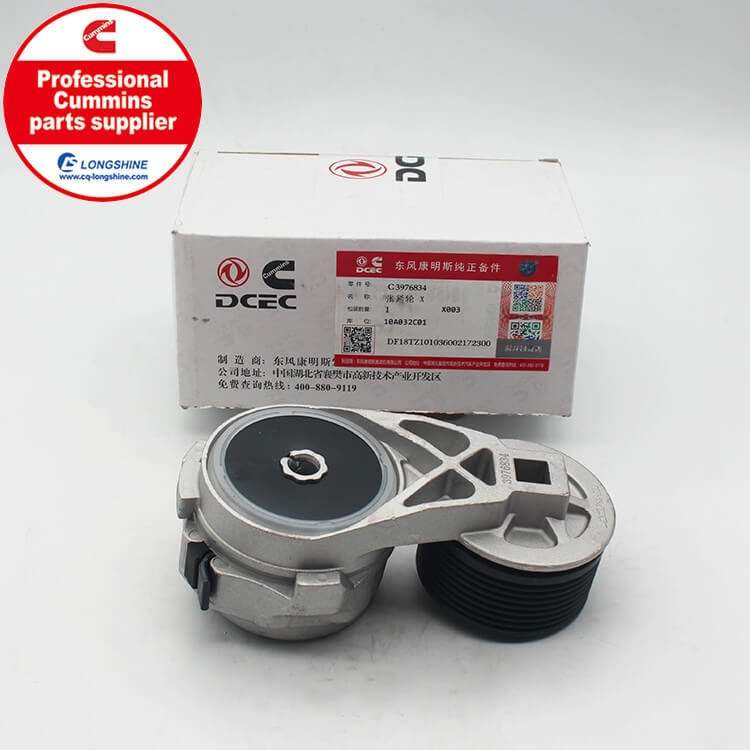 3976834 Tensioner Belt Engine QSB6.7 Cummins Motor V-kayış Gergisi İş Makinası Yedek Parça