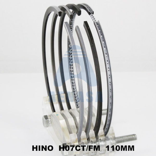 13019-1330A Piston Ring Set, Motor Segmanı Engine H07CT HINO Motor Sekman İş Makinası Yedek Parça