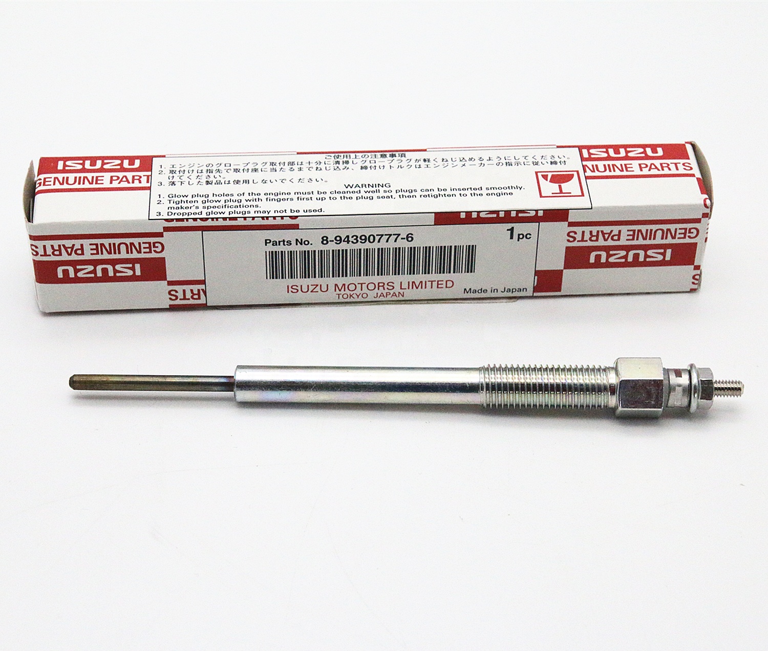 8943907776 Kızdırma Bujisi ISUZU 6HK1 Engine Glow Plug 8-94390777-6 İş Makinası Yedek Parça