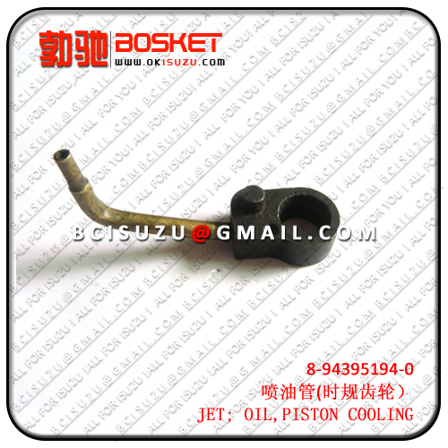 8-94395194-0 Oil Jet Engine Piston Cooling 6HK1 ISUZU Motor Piston Yağlama Soğutma Jeti 8943951940 İş Makinası Yedek Parça