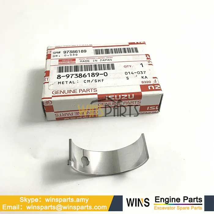 8-97356939-0 Eksantrik Yatağı Motor ISUZU 6HK1 Engine Metal Camshaft Bearing 8973569390 İş Makinası Yedek Parça