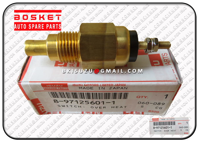 8-97125601-1 Switch Over Heat Warning ISUZU 4HK1 Motor Hararet Müşürü 8971256011 İş Makinası Yedek Parça