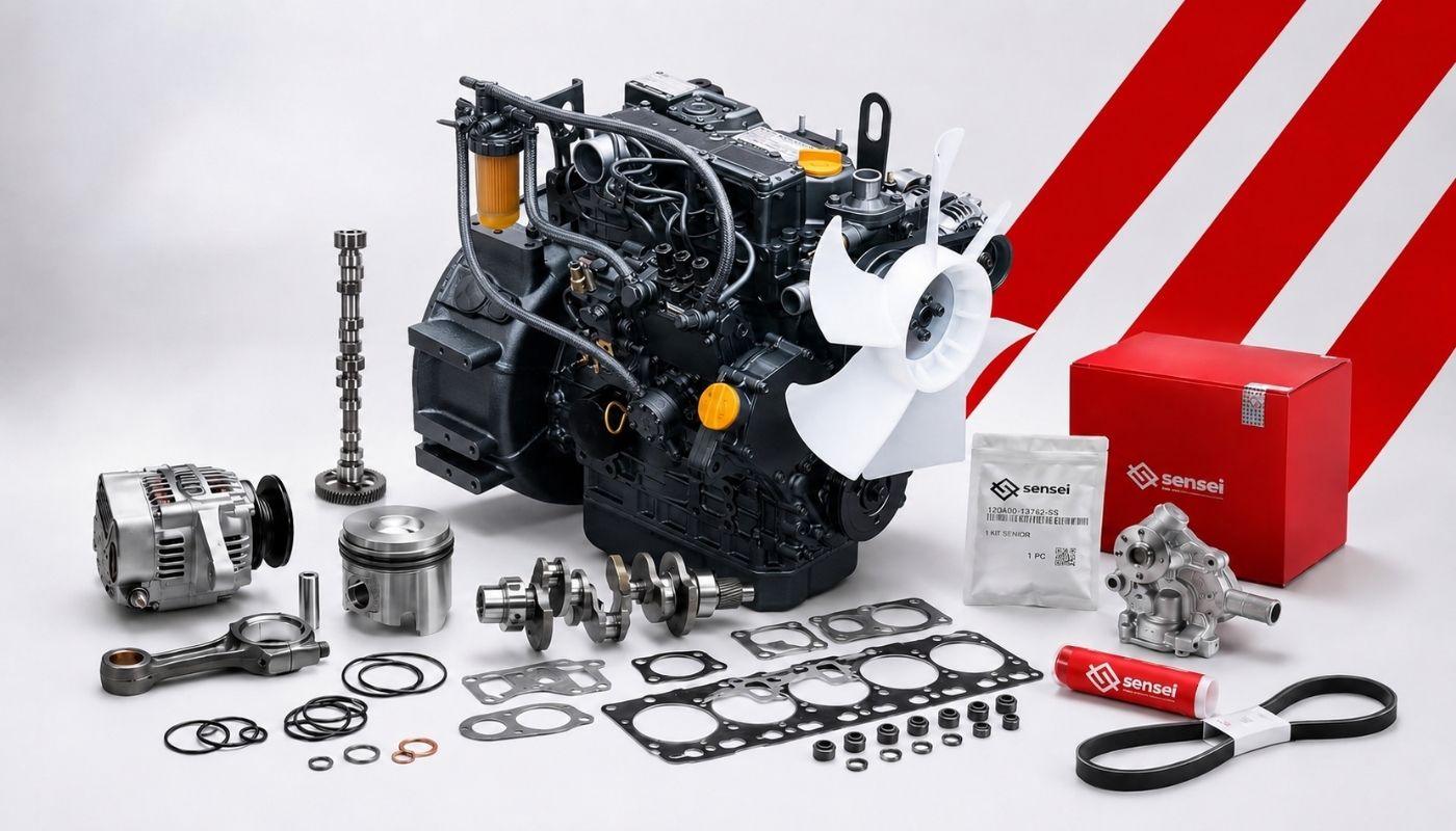 4TNE98-TBZ Yanmar Motor Yedek Parçaları İş Makinası Yedek Parça