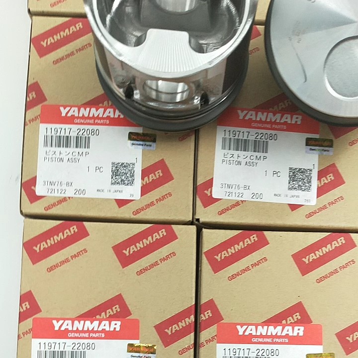YM129005-22080 Motor Pistonu YANMAR Engine İş Makinası Yedek Parça