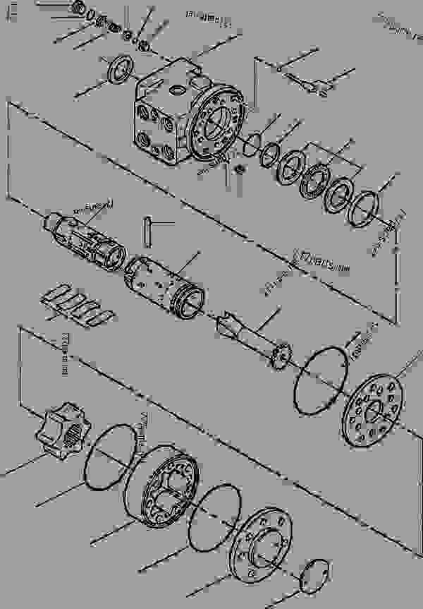 23B-40-41100 Valve Orbitrol KOMATSU Valf Komple İş Makinası Yedek Parça