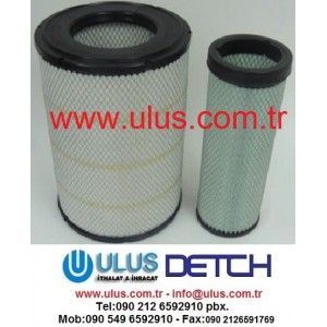600-181-8600 Hava Flitresi İç-Dış Motor KOMATSU İş Makinası Yedek Parça