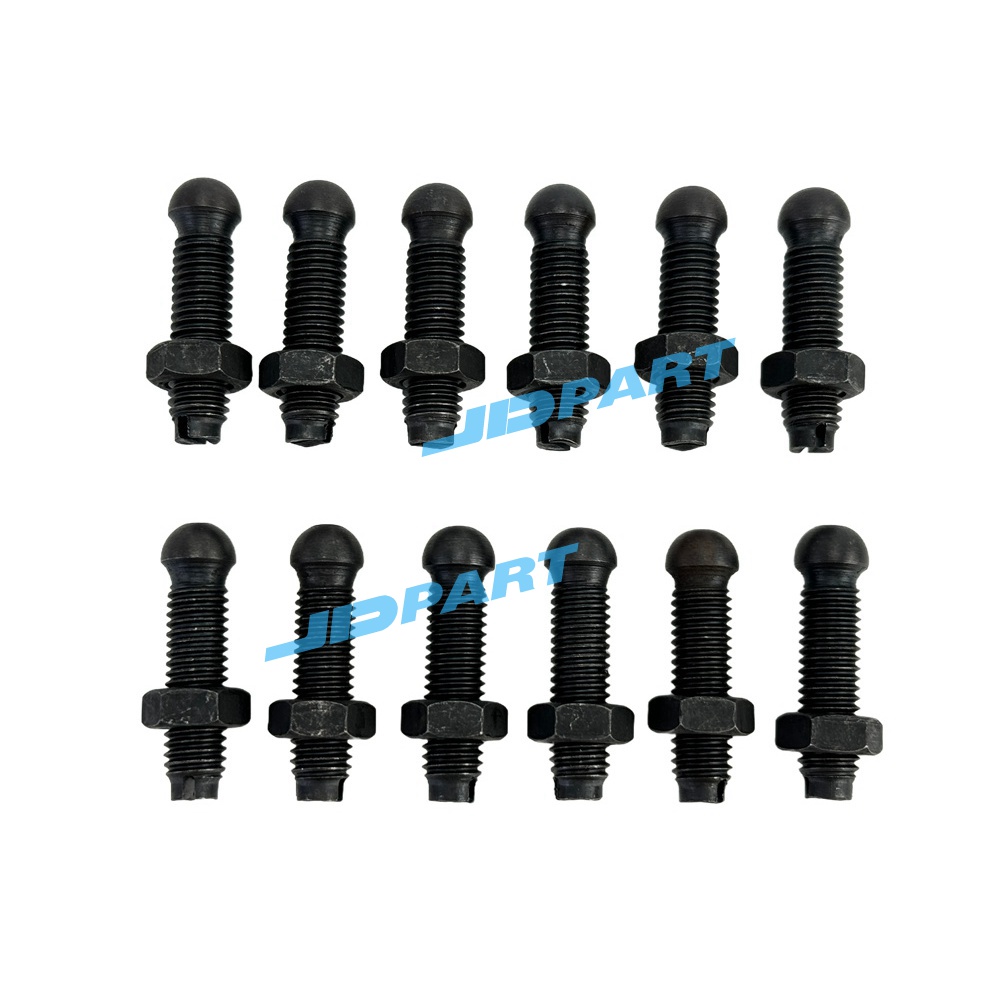 6136-42-5140 Rocker Arm Screw Adjust KOMATSU S6D105 Motor Külbütör Horozu ayar civatası İş Makinası Yedek Parça