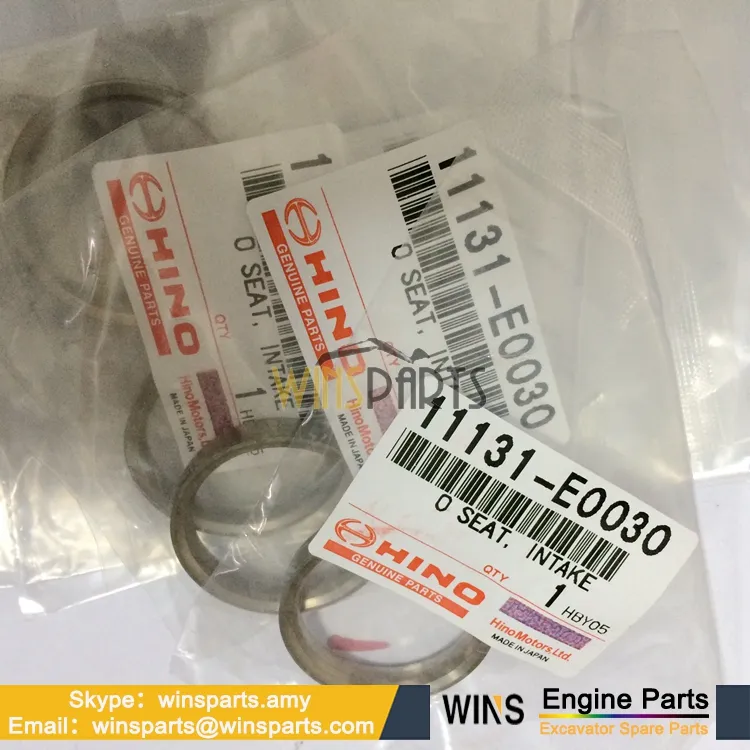 VH11131E0010 Seat Intake Valve Engine HINO J08E Motor Emme Supap Bagası İş Makinası Yedek Parça