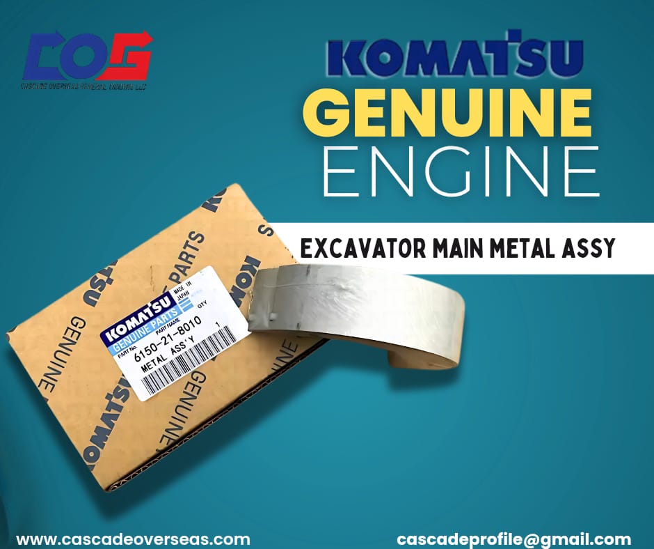6150-21-8000 Main Metal KOMATSU Ana Yatak S6D125E Motor İş Makinası Yedek Parça
