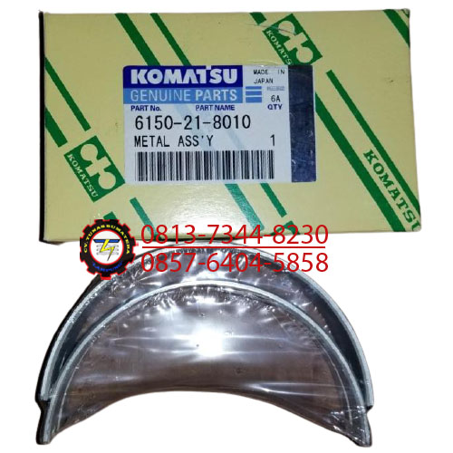 6150-21-8010 Main Metal Std KOMATSU Ana Yatak Std S6D125E Motor İş Makinası Yedek Parça