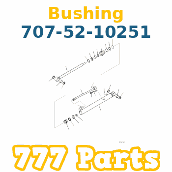 707-52-10251 Bushing KOMATSU Silindir Burcu İş Makinası Yedek Parça